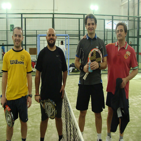 David, Carmelo, JC. Rodrigo y Manolo Lahoz
